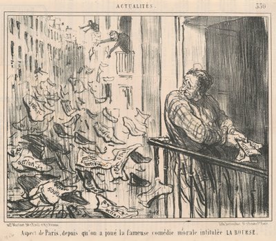 Aspekt Paříže, protože jsme hráli... od Honoré Daumier