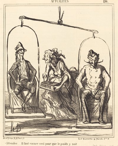 Počkej...tohle ještě potřebujeme... od Honoré Daumier