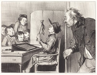 Počkejte... Dám vám trochu... od učitele od Honoré Daumier