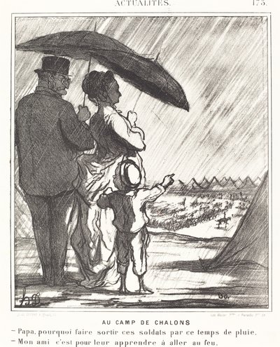 V Camp de Chalons od Honoré Daumier