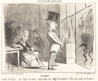 Do přístavu od Honoré Daumier