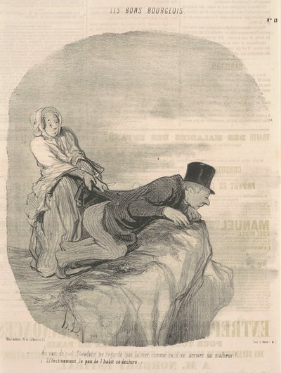 Ve jménu nebes Theodore nevypadá... od Honoré Daumier