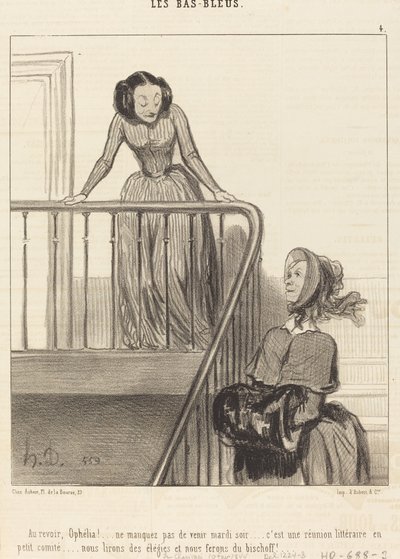 Sbohem, Ofélie!...nenech si ujít... od Honoré Daumier