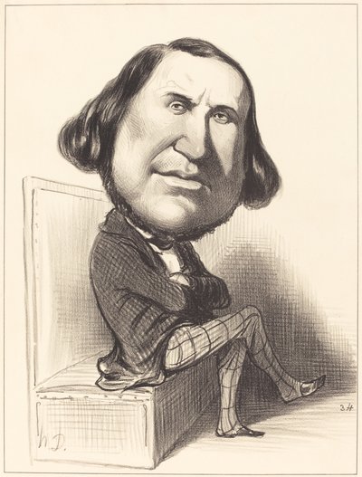 Srpnový večer od Honoré Daumier