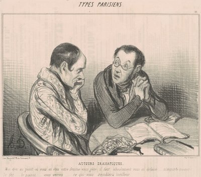 Dramaturgové od Honoré Daumier