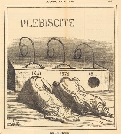 Upozornění pro amatéry od Honoré Daumier