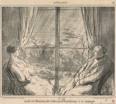 Když jsem měl ... nápad jít ... od Honoré Daumier