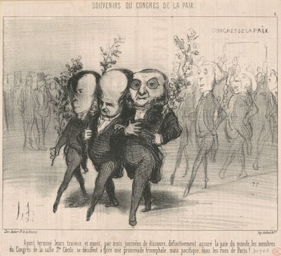 Po dokončení své práce... od Honoré Daumier