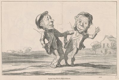 Příliš jsem oslavoval Saint-Huberta od Honoré Daumier