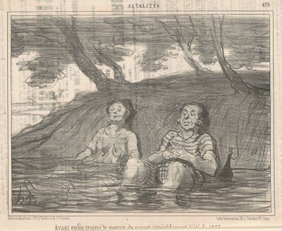 Po ...našel způsob, jak příjemně strávit léto od Honoré Daumier