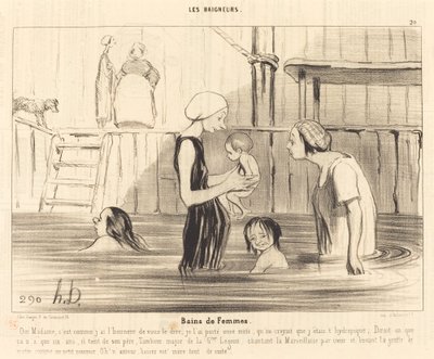 Dámské lázně od Honoré Daumier