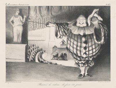 Spusťte oponu, fraška skončila od Honoré Daumier