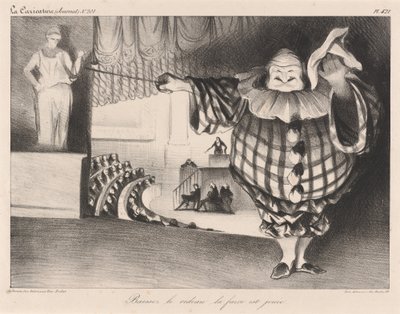 Spusťte závěs, fraška je u konce od Honoré Daumier