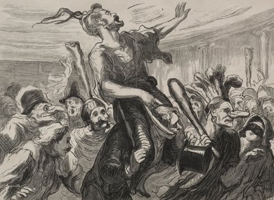 Ples v opeře: Ať žijí plameny od Honoré Daumier