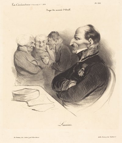 baron de Lascours od Honoré Daumier