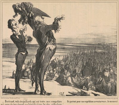 Bertrande, tady jsou někteří kolegové... od Honoré Daumier