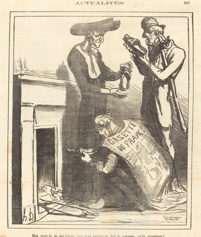 Velmi naštvaný, že jsem nenašel... korunu... od Honoré Daumier