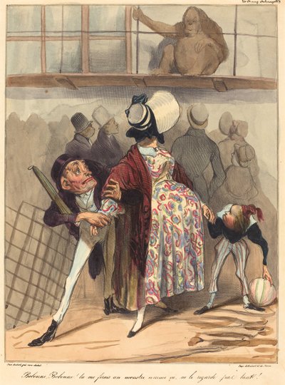 Bobonne... nedívej se na něj tolik! od Honoré Daumier