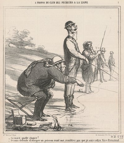 To kouše, jaké štěstí! bráním tě... od Honoré Daumier