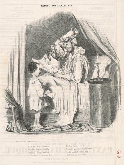 Dnes ráno před svítáním... od Honoré Daumier