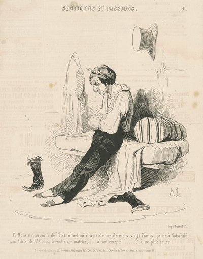Tento pán, u východu z estaminetu... od Honoré Daumier