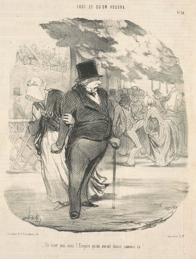 Není pod říší, že bychom tak tančili! ... od Honoré Daumier