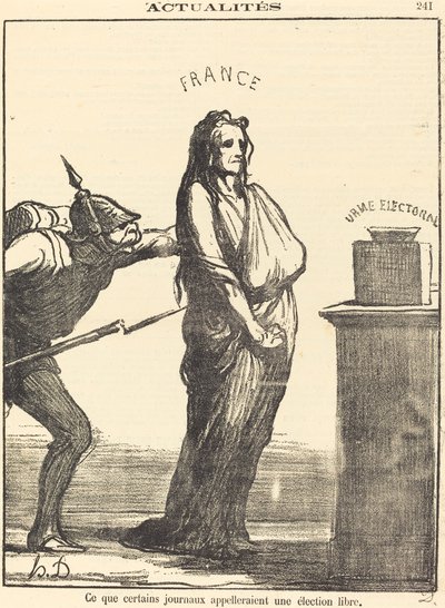 Jak by některé noviny říkaly... od Honoré Daumier