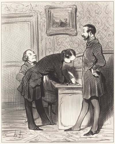 To je dobře, protože je to tvůj přítel... od Honoré Daumier