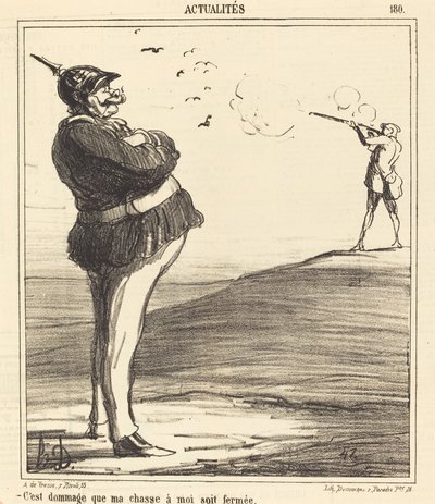Je škoda, že můj hon na mě skončil od Honoré Daumier