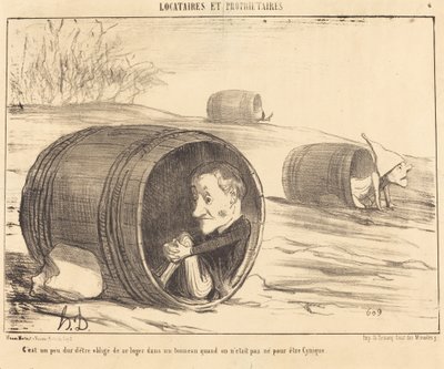 Je docela těžké muset od Honoré Daumier