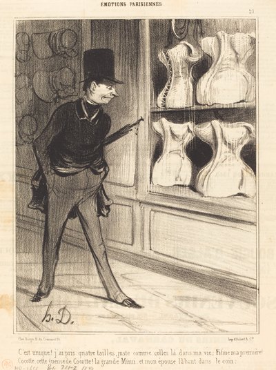 Je to jedinečné! Vzal jsem čtyři velikosti... od Honoré Daumier