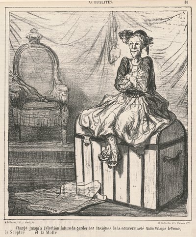 Pověřeno... střežit insignie suverenity od Honoré Daumier
