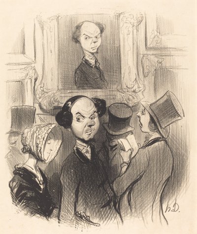 Okouzlený být odhalen... od Honoré Daumier