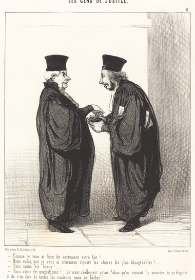 Jak jsem ti řekl, hotovo! od Honoré Daumier