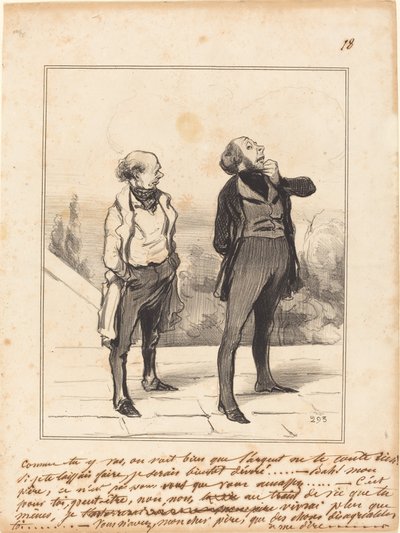 Jak půjdeš... od Honoré Daumier