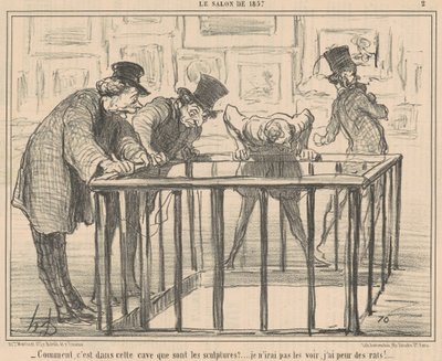Jak, právě v tomhle sklepě... od Honoré Daumier