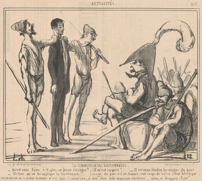 Caning Commission od Honoré Daumier