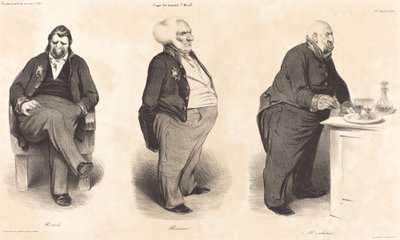 Hrabě Portalis - vévoda z Bassano - hrabě z Montlosier od Honoré Daumier