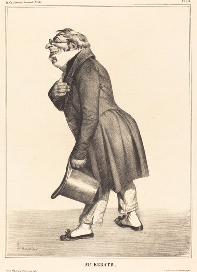 hrabě z Keratry od Honoré Daumier
