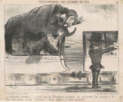 Řidiči... Vzal jsem vaše kurýry... od Honoré Daumier