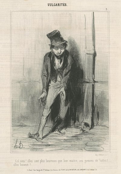 Cré nom: Jsou šťastnější... od Honoré Daumier