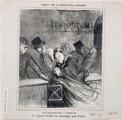 Náčrtky pořízené na výstavě - zlepšení, které je třeba provést od Honoré Daumier