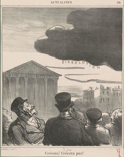 Vytvoří! Nebude tvořit! od Honoré Daumier