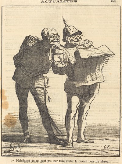 Evidentně nemůžeme... od Honoré Daumier
