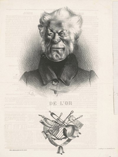 Zlato (J. -Ant. -Adrien Delort) od Honoré Daumier