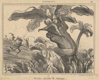 Soulouque je poslední nadmořská výška od Honoré Daumier