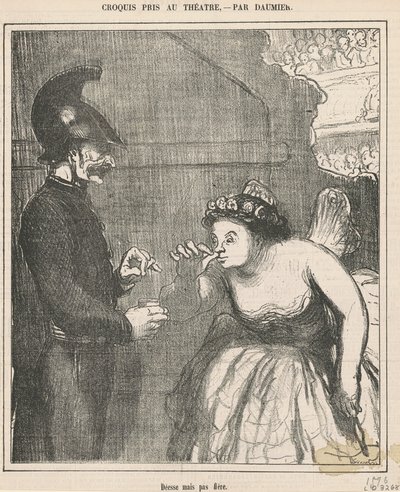 Bohyně, ale ne pyšná od Honoré Daumier