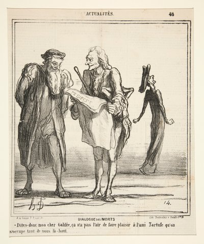 Dialogue of the Dead - Řekni to, má drahá Galilee od Honoré Daumier