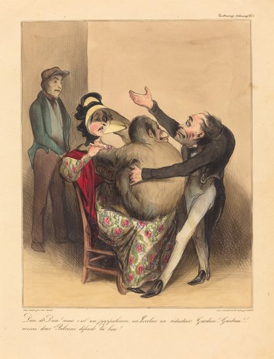 Bože boží! ale je to žert... od Honoré Daumier