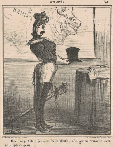 Říct si, že se k tomu možná snížím... od Honoré Daumier